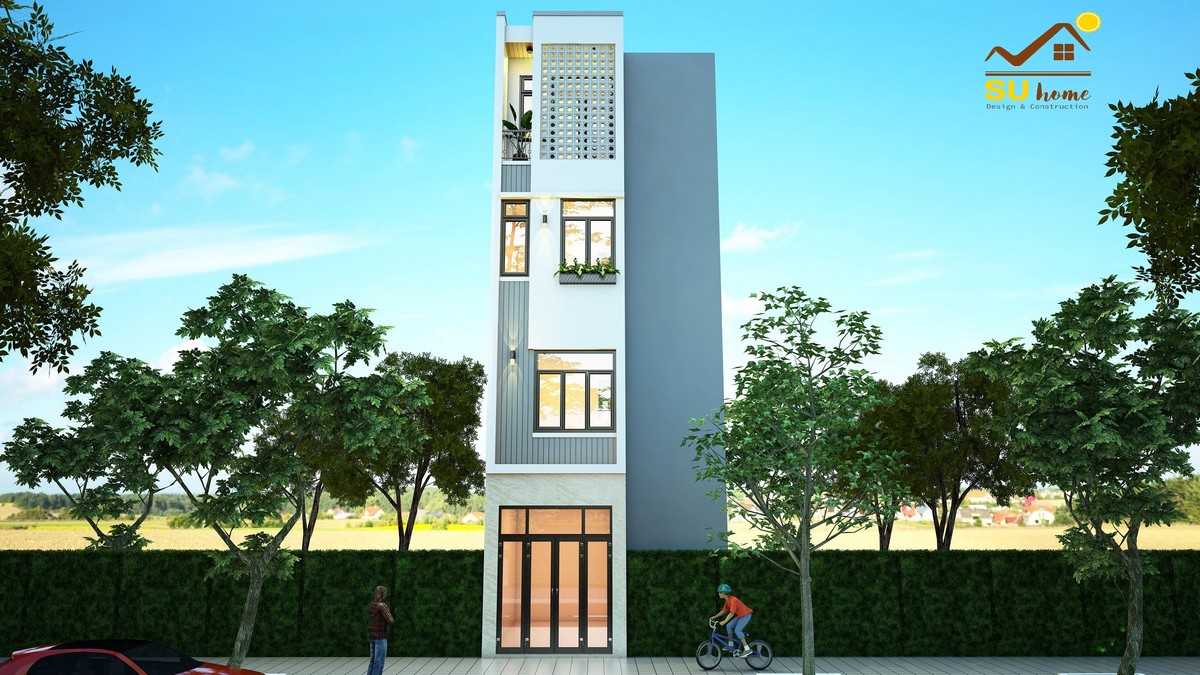 Nhà hẻm phố diện tích nhỏ anh Thành – 04 tầng